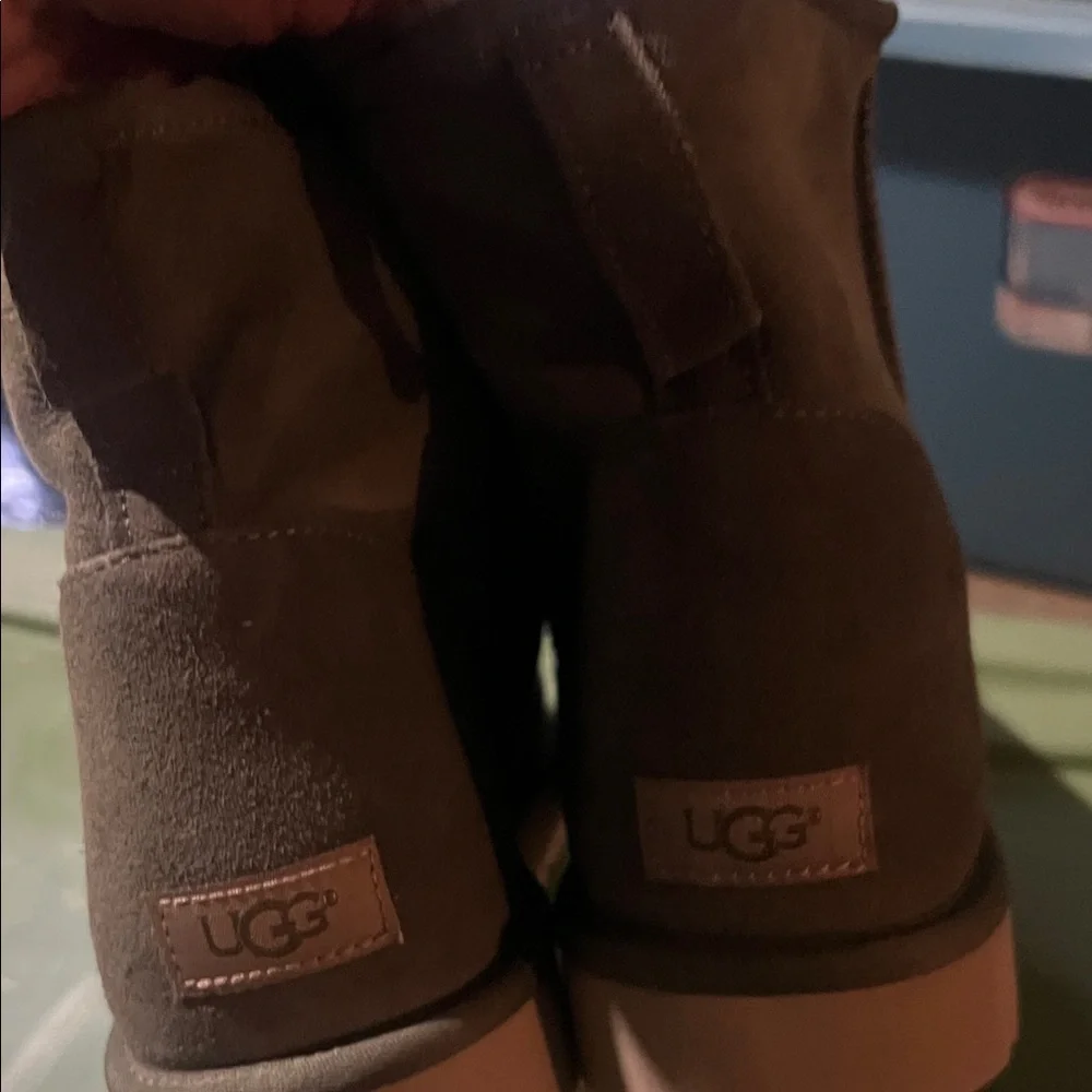 Men UGG Sage Green Suede Boots